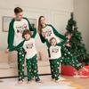 Christmas Parent Child Family Set Home Furnishings Christmas Pajamas Two Piece Set
