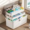 Новая большая аптечка для домашнего использования, вместительная аптечка для хранения домашних лекарств, многослойная, очень большая классификация