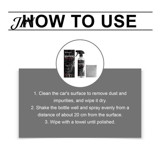 Car Paint Protection Graphene Ceramic Coating Agent, 120ml Sealant for Mirror Maintenance Spray Shine, Quick Dry UV & Acid Rain Agent