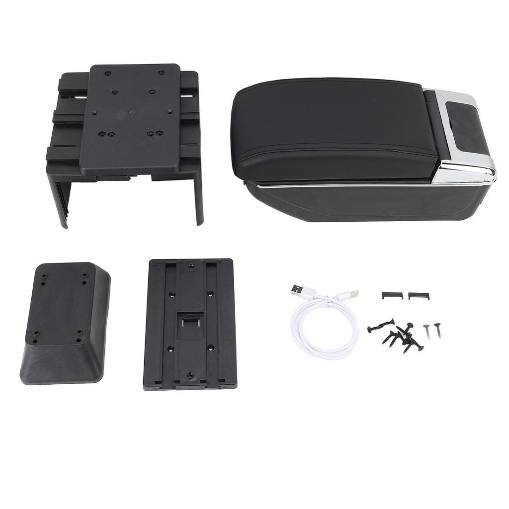 Передний центральный подлокотник консоли, выдвижной подлокотник, органайзер, чехол для хранения, универсальный, подходит для большинства