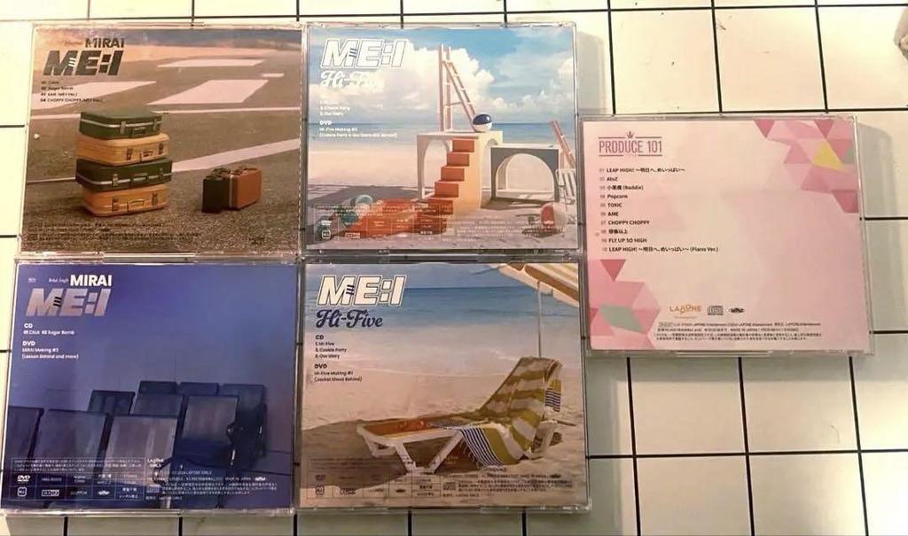 [USED] ME:I, PRODUCE 101 JAPAN THE GIRLS CD set