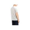 Armani Exchange Хлопковая футболка с принтом и пушистым логотипом, мужские топы, Белый XM000326-AF10364-U0009