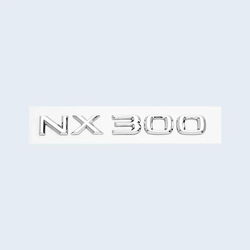 Car Trunk ABS Chrome Gloss Black Letters Logos Badge Emblem Decals Styling Sticker For Lexus NX NX200 NX300 NX200t Accessories VH6