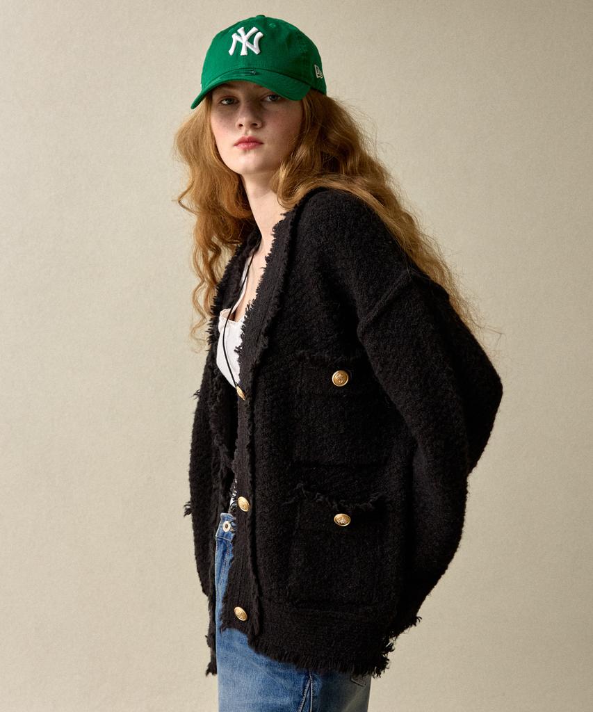 Opendoorstudio Winter Tweed Knit Black
