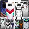 Luxury Mecha Style Case for Xiaomi Poco X5 X3 NFC X4 Pro 5G F4 GT M5 M5s F3 Pocophone F1 Black TPU Phone Cover Mi 13 12T Pro