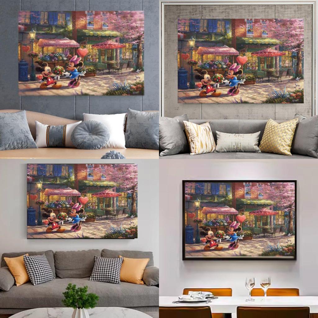 Модный подарок для девочки в тематике Микки Мауса, сказочные обои для декора спальни