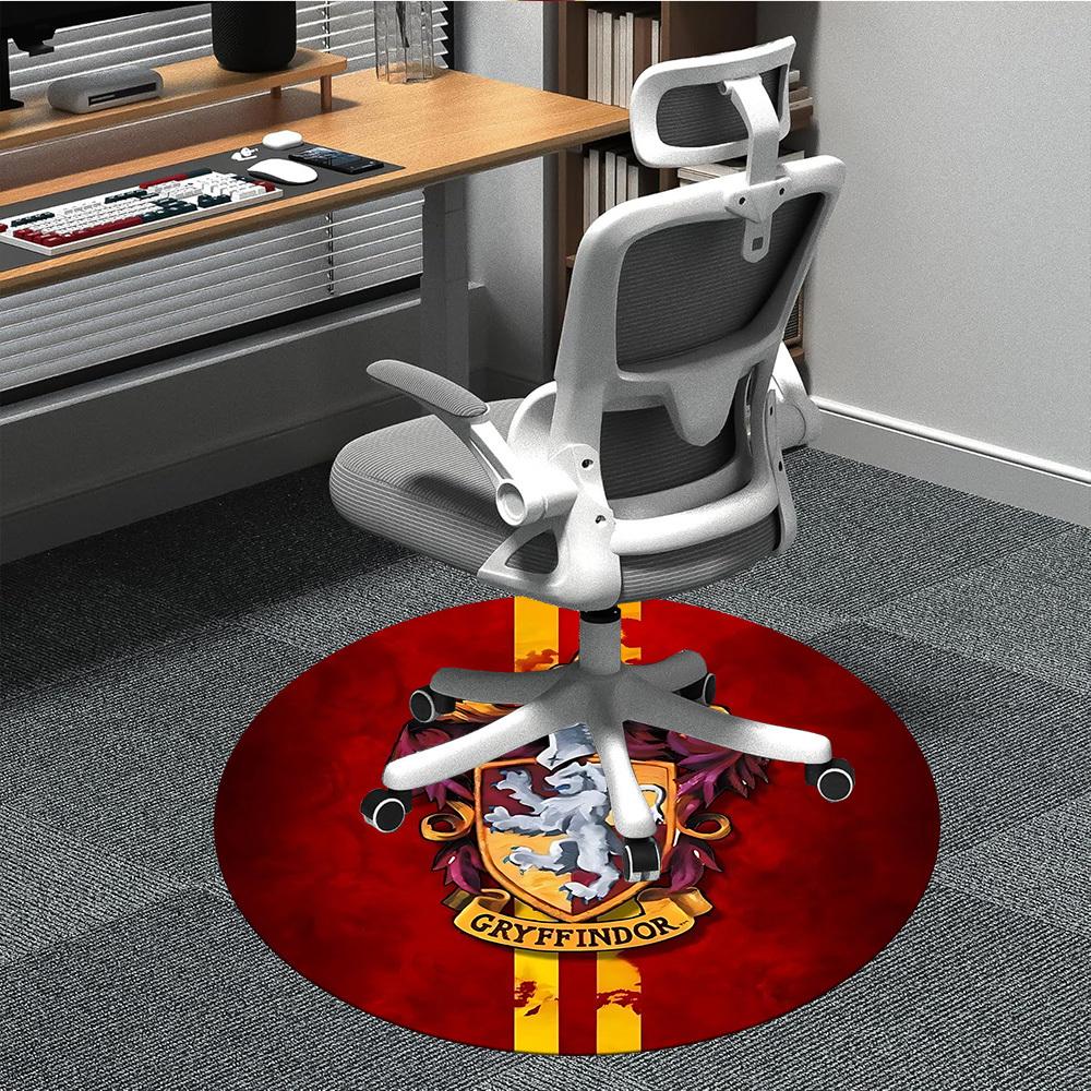 1pc Gryffindor CrestChair Carpet for Office, Non-slip, Soft and Durable Office Rug for Interior Decoration, Perfect for Office yy250925093