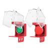 1/2/3Pcs Emergency Stop Button Cover Transparent Design Simple Installation Highly Visible Push Button Switch Cover Large Push Button Lockout