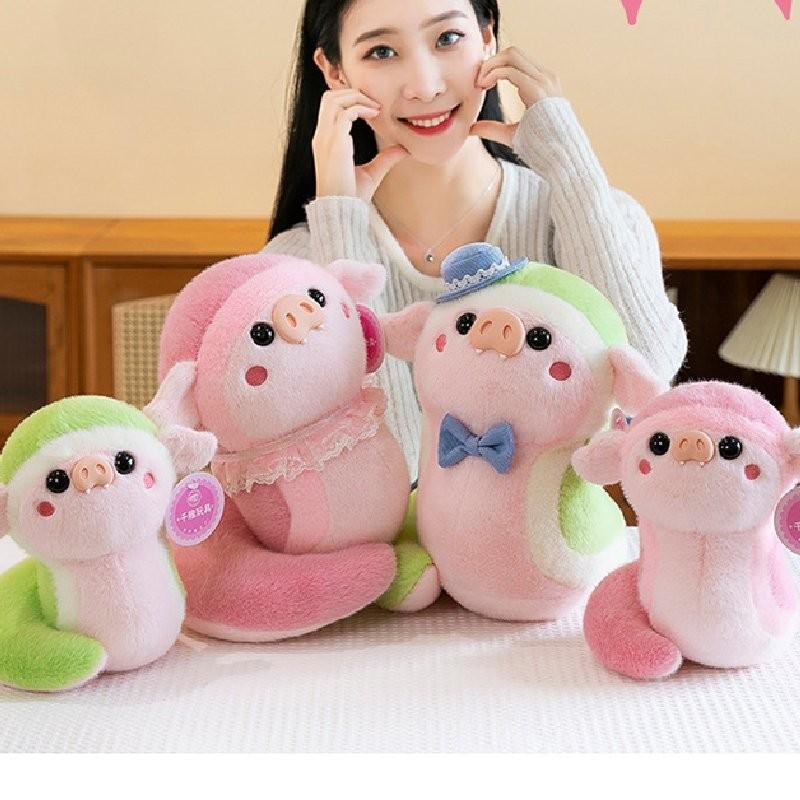 Mascot Pig 2025 Snake Plush Toy Dolls Room Decor Spring Festival Gift Pp Cotton