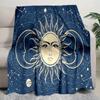 Sun Moon Soft Comfortable Blanket All Seasons Suitable Sofa Office Nap Travel Birthday Gift Christmas Present