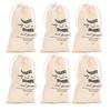 6pcs Bachelor Party Gift Bags with Drawstring Linen Party Favors Bachelor Bridal Shower Pouches for