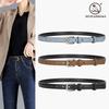 Leather Women'S Small Belt Jeans Belt Fine Decorative Style Retro Simple Belt