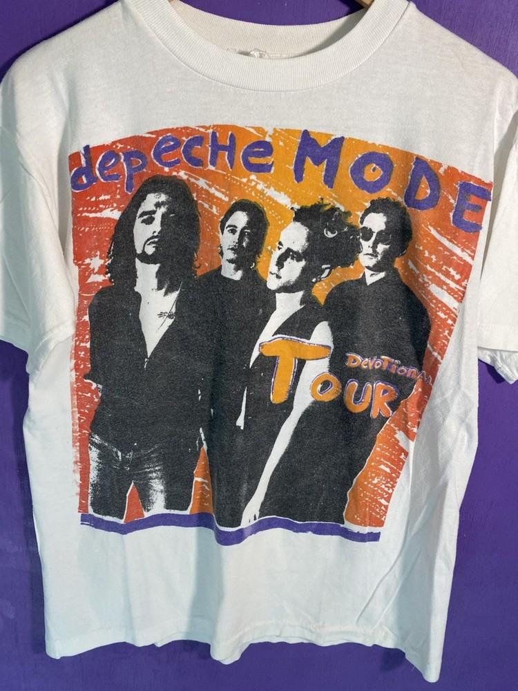 Reprint Depeche Mode Devotional Tour T shirt Graphic tee Remake tee NH25988 Unisex T-Shirt