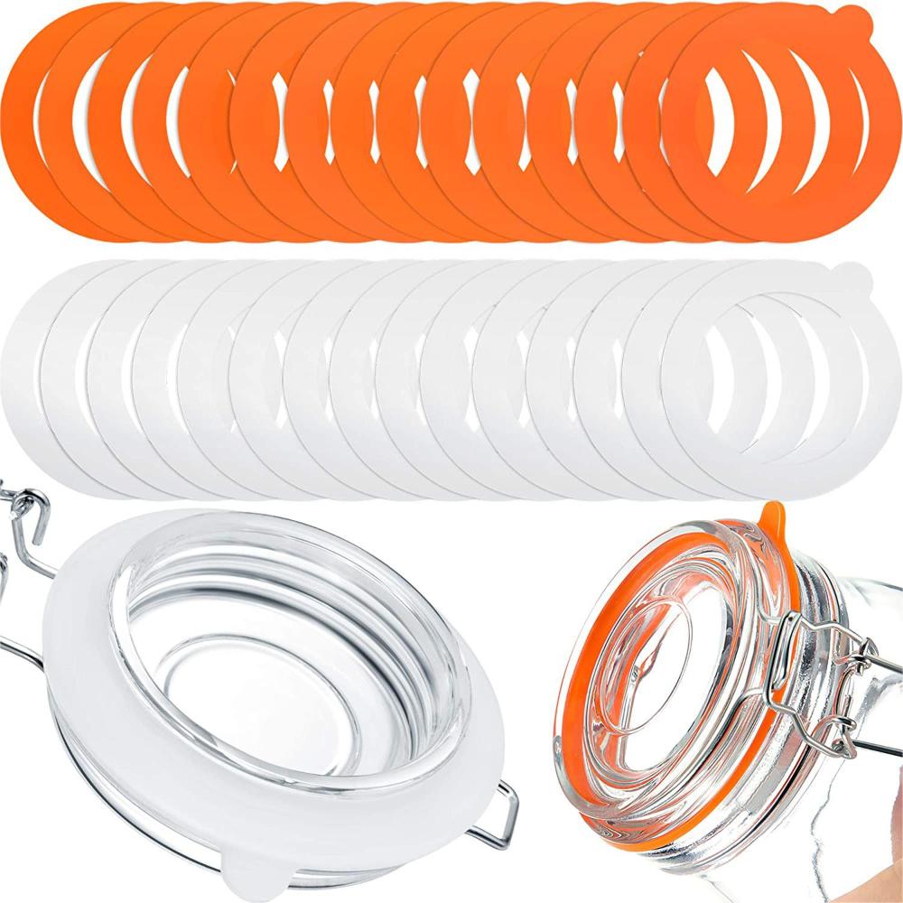 Storage Canning Accessories Rubber Seals Rings Silicone Seals Jar Gaskets Mason Jars Gaskets