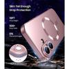 Protective Case - E.F.Connection - for iPhone 17 Pro - with Pink Magnetic Circle - 2 Tempered Glass