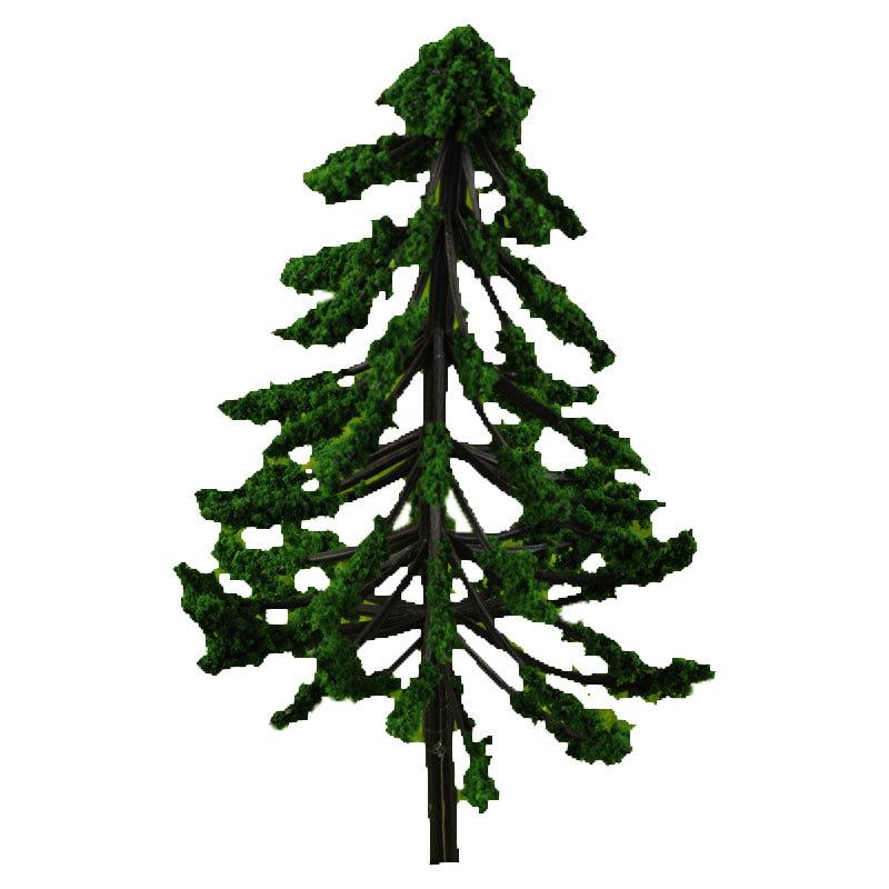 Пластиковые ели ручной работы для DIY микроландшафтов и моделей песочных столов