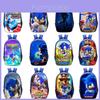 Детский рюкзак Sonic The Hedgehog 2 для школы, путешествий, красочный рисунок, дизайн унисекс