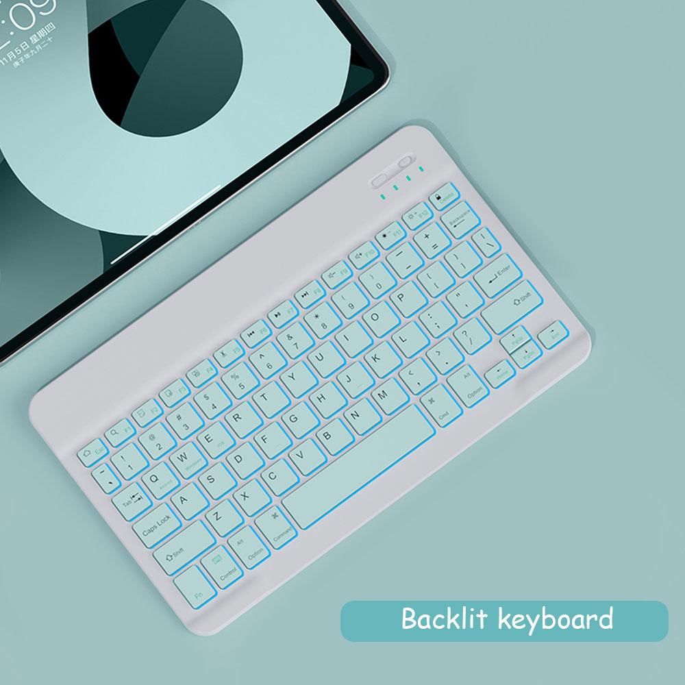 Беспроводная Bluetooth-клавиатура и мышь, русский, французский, португальский, испанский, корейский язык для Android iOS, Windows Phone, планшета, iPad