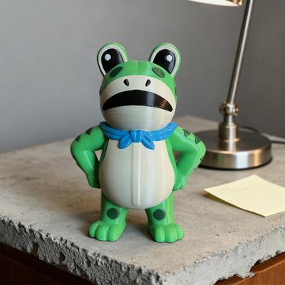 Портлендский Протестный Лягушонок Орнамент 3D-печатная Фигурка Лягушки Коллекционный Символ Мира И Доброго Протеста Активизм Подарок Вдохновляющая Скульптура Лягушки