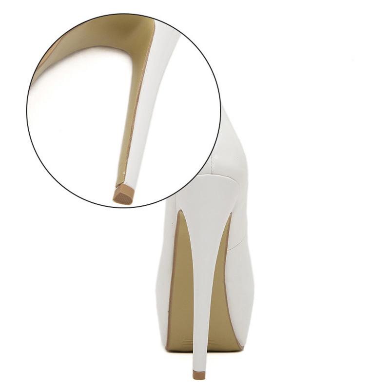 Женские пикантные красные новые элегантные темпераментные модные непромокаемые туфли на высоком каблуке для рабочей вечеринки на каблуке 15 см WZ