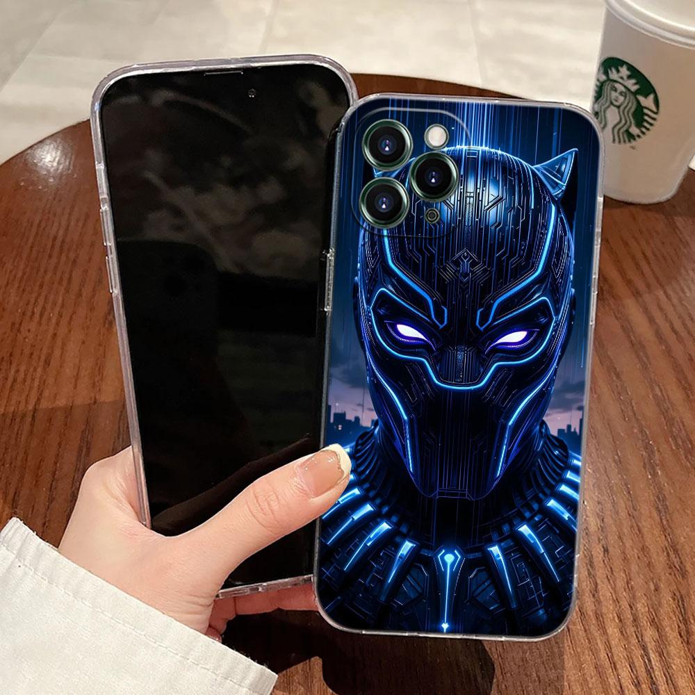 Чехол для телефона Marvel Heroes Deadpool Hulk Прозрачный для iPhone 17 Pro Max 17E 11 12 13 14 15 16 Pro Max Plus 17 Air 16E 7 X