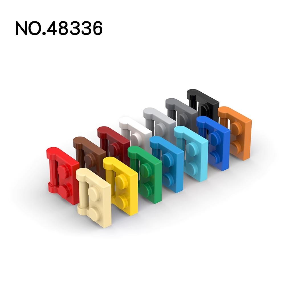 Non-Toxic 50Pcs Moc Parts 48336 Plate Special 1 X 2 With Bar Handle On Side Compatible Bricks Kid Toy Gift Diy Building Blocks Particle