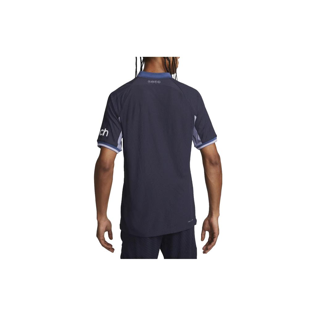 Nike Letter Logo Print Polo Loose-Fit Raglan Short Sleeve Soccer Jersey Men Tops Navy-Blue DX2624-460
