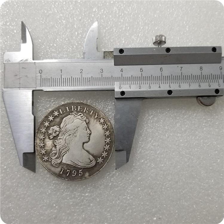 Новая серебряная белая американская монета 1795 года, антикварная коллекционная серебряная монета, подарок, памятный держатель для монет