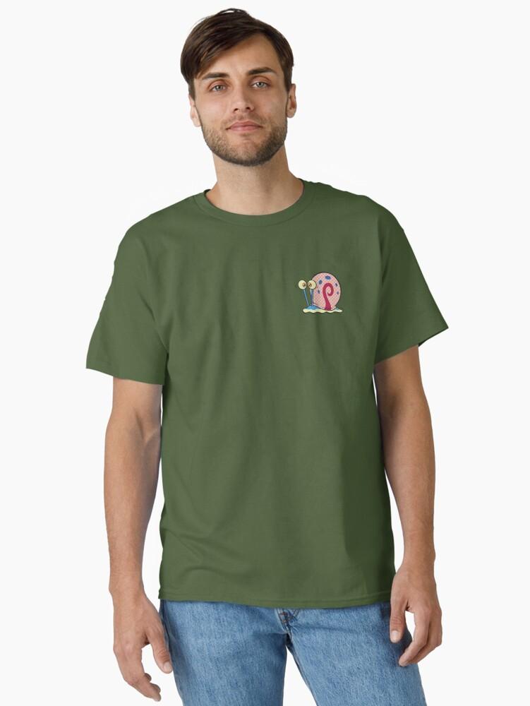SpongeBob SquarePants SpongeBob SquarePants Gary Pop Art Snail Pocket V2 Classic T-Shirt