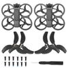 2 пары пропеллеров для дронов для DJI Avata, малошумные запасные части лопастей пропеллера, винт, отвертка, запасные аксессуары для дрона, квадрокоптера