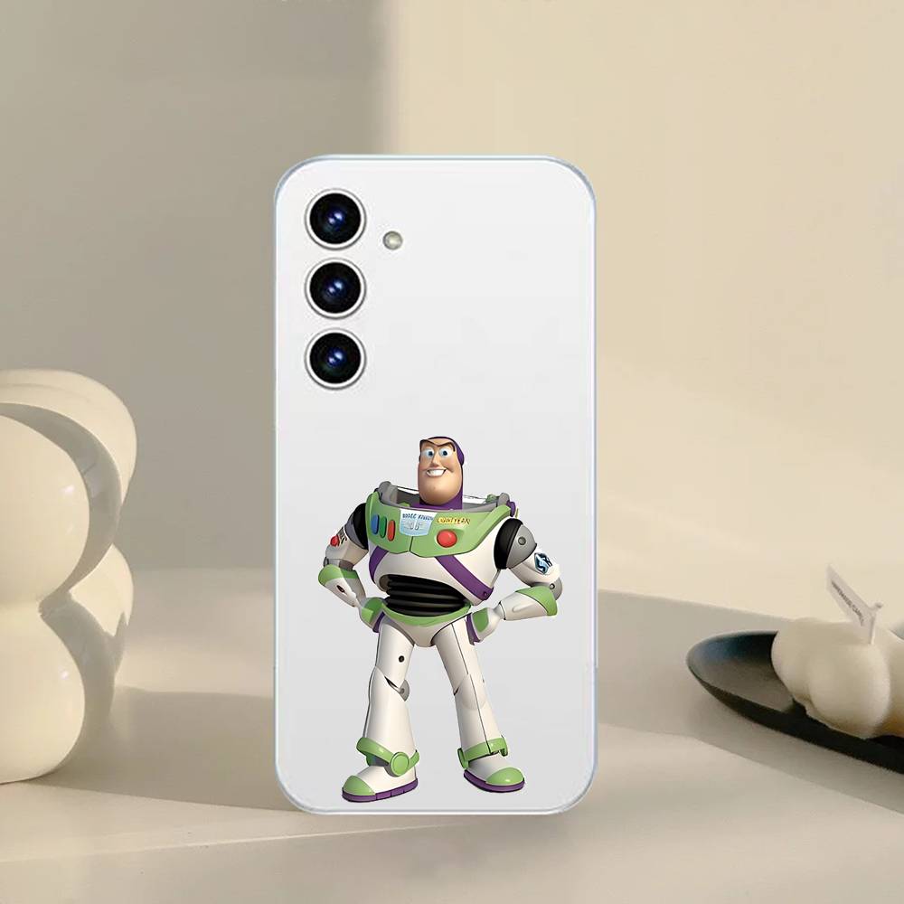 Чехол для телефона B-Buzz Lightyear для Samsung Galaxy S21 S22 S23 S24 S25ULTRA FE Ultra Plus5G A52S Прозрачный чехол