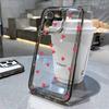 Cute Cartoon Love Heart Phone Case For iPhone 11 Case iPhone 13 15 12 14 16 Pro Max 8 7 Plus XR XS X SE Transparent Soft Cover
