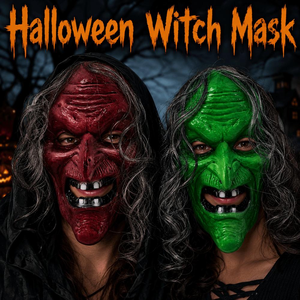 Creativity Scary Witch Mask Spooky Terrifying Cosplay Mask Full Face Mask Carnival Party