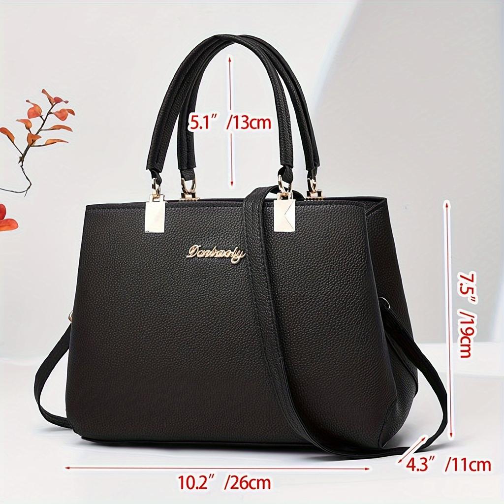 Элегантная сумка через плечо с украшением в виде банта, много отделений, модная сумка, подходит для работы, вечеринки и повседневного использования