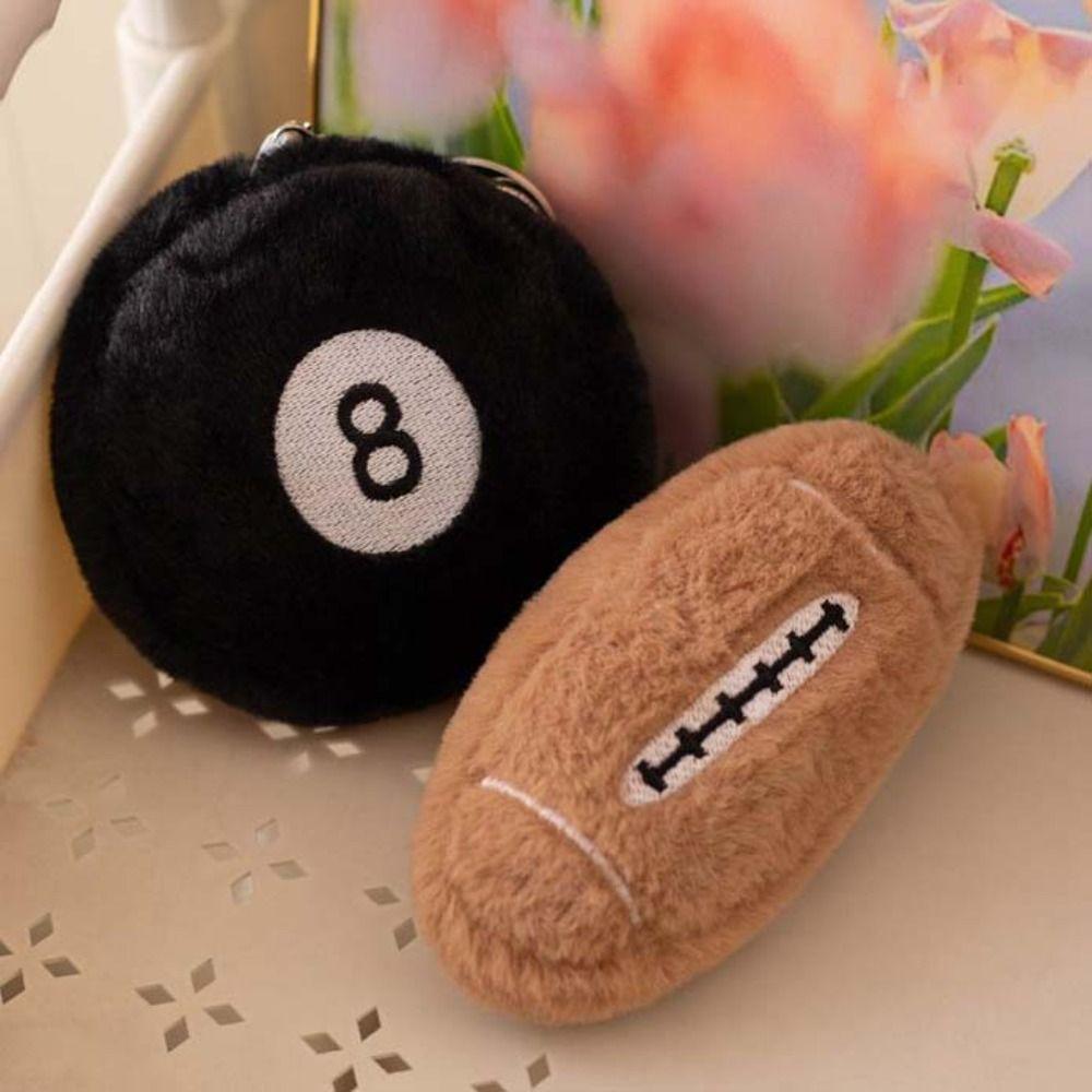 Plush Football Plush Keychain Football Volleyball Simulation Soccer Toy  Children Toys