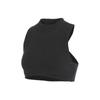 Майка без рукавов с воротником-стойкой, женская, черная FN3678-010