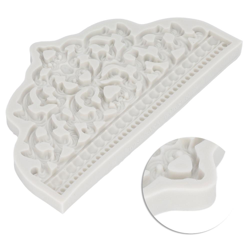 Pearl Border Detail Fondant Mold Food Grade Silicone Chocolate Mold  Craft Making