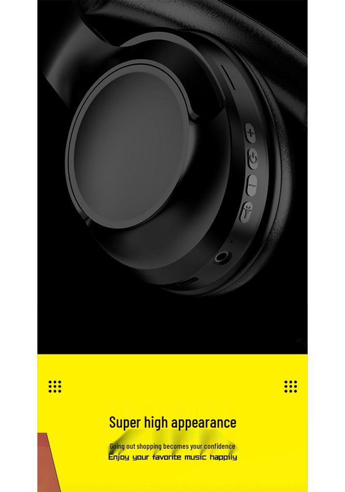 Игровые беспроводные Bluetooth-наушники с шумоподавлением, накладные, без задержек, унисекс - C2234.