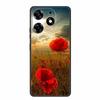 Чехол для Infinix Smart 8 Plus Роскошный Мягкий Силиконовый ТПУ Чехлы для Телефона Обложка Для Infinix Smart8 Plus Защитный Цветочный Расписной Coque