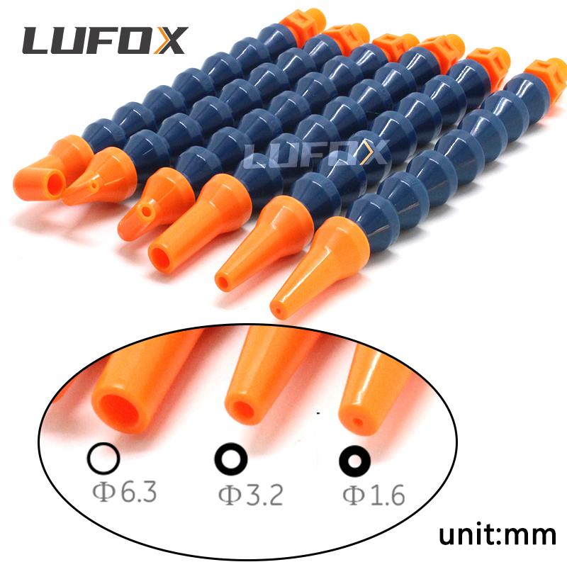 1/8" Round Nozzle Lathe Cooling Tube Plastic Flexible Water Oil Coolant Pipes Hoses Cooling Pipe with Valve Switch for CNC
