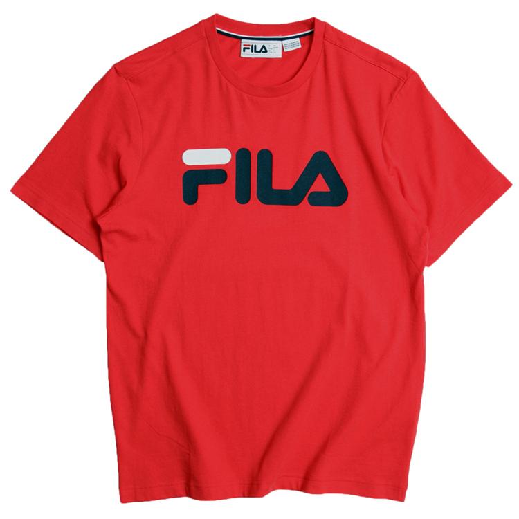 Fila Футболки Унисекс С Круглым Вырезом Умеренный Прямой Крой LM173218