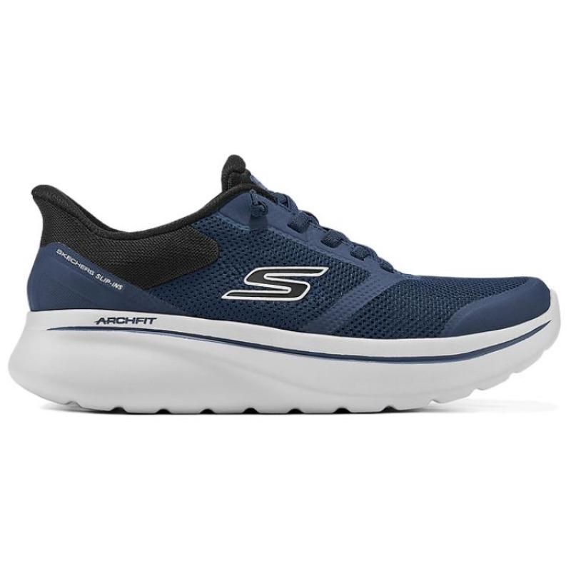 Skechers GO WALK Men Wear Resistant Support Low Top Walking Shoes Navy Blue 217084-NVY