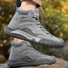 2025 Winter Men's Ankle Boots Designer Fashion Warm Thickened Platform Shoes Outdoor Work Non-slip Wear-resistant Safety Shoes