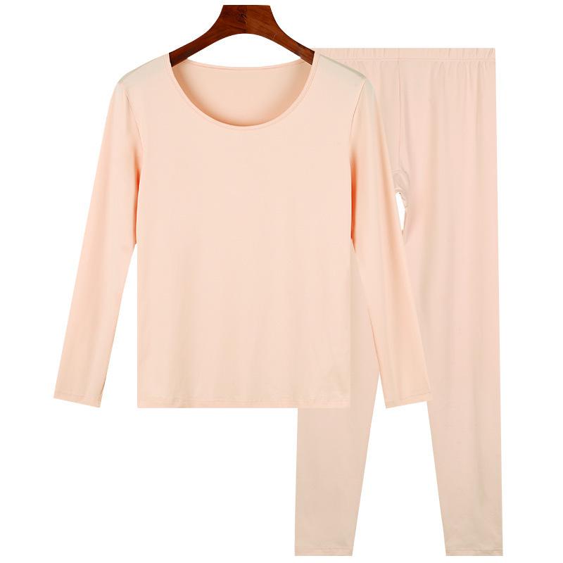 Комплект термобелья унисекс на осень и зиму - мужской и женский теплый тонкий отшлифованный костюм с технологией подогрева.