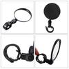 BLALION Universal Motorcycle Bicycle Rearview Mirror 360°Adjustable Rotate Convex Wide Angle Cycling Handlebar Rear View Mirrors