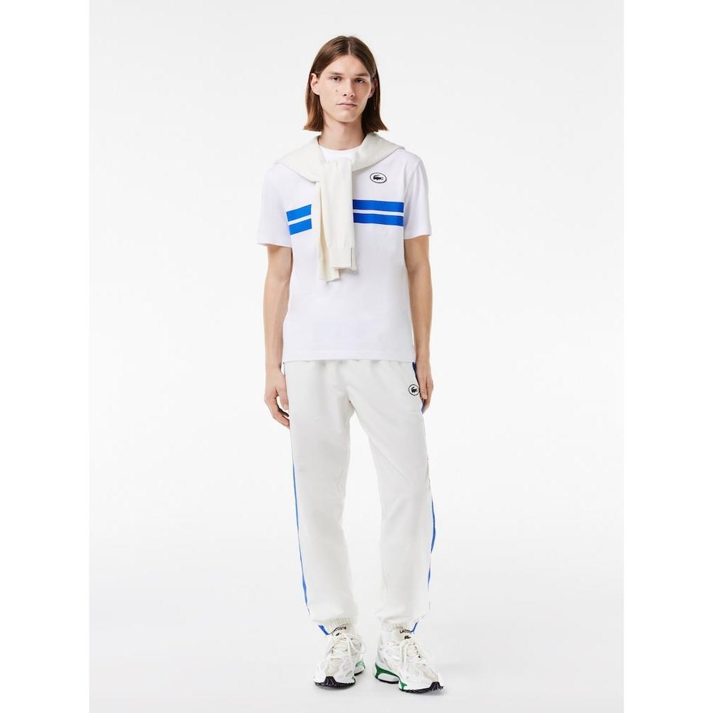 Lacoste Мужская футболка с цветным принтом сзади и крупной графикой Th8590 54g 001 q2nTh8590 54g001
