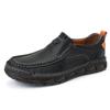 FashionAll-match Walking Flats Breathable Outdoor Slip On Casual Shoes Casual Men's Leather Loafers Work Office Male Walking Moccasins