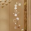 For Wall Door Wall Sticker Wall Sticker Black Gold