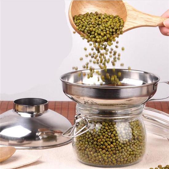 Воронка из нержавеющей стали с отверстием большого диаметра