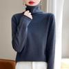 Женский кашемировый свитер Qinghe Cashmere 30% Кашемир 70% Шерсть Осенне-зимний кашемировый пуловер Мягкий и теплый
